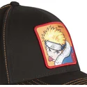 schwarze-snapback-cap-mit-gebogenem-schirm-naruto-uzumaki-fox1-naruto-von-capslab