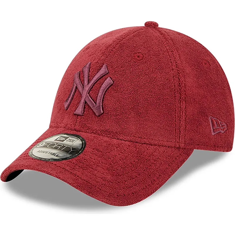 siltovka-zaoblena-cervena-nastavitelny-9forty-towelling-new-york-yankees-mlb-new-era