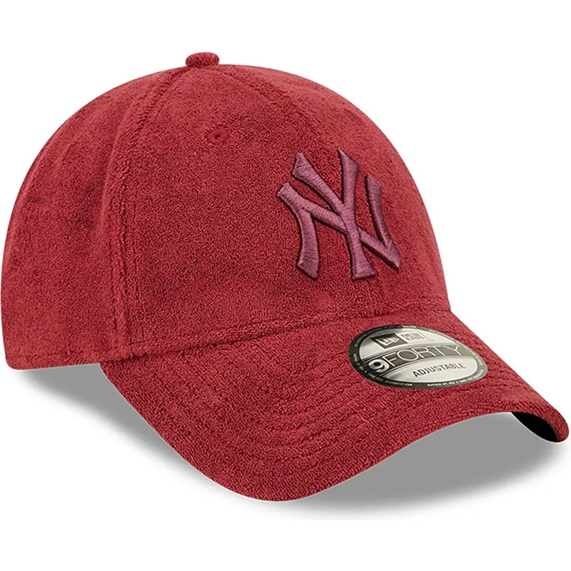 siltovka-zaoblena-cervena-nastavitelny-9forty-towelling-new-york-yankees-mlb-new-era