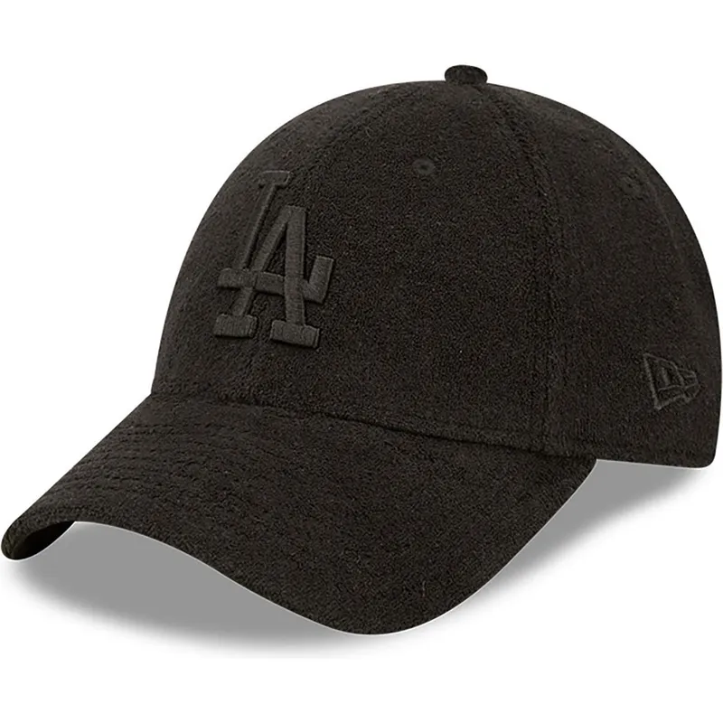 siltovka-zaoblena-cierna-nastavitelny-9forty-towelling-los-angeles-dodgers-mlb-new-era
