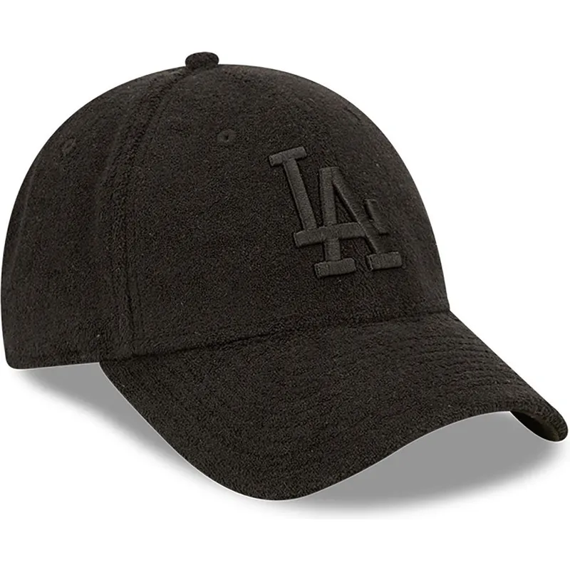 siltovka-zaoblena-cierna-nastavitelny-9forty-towelling-los-angeles-dodgers-mlb-new-era