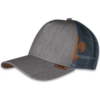 Šiltovka zaoblená sivá snapback HFT Linen 2014 Djinns