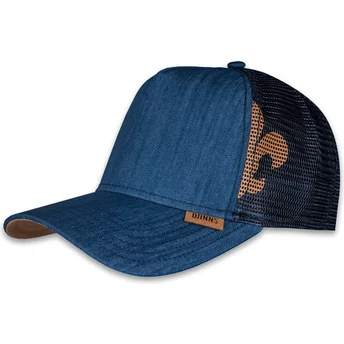 Gorra trucker azul marino HFT Linen 2014 de Djinns