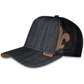 Gorra trucker negra HFT Linen 2014 de Djinns