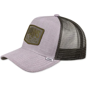 Šiltovky zaoblená hnedá snapback Hippy Canvas HFT Djinns