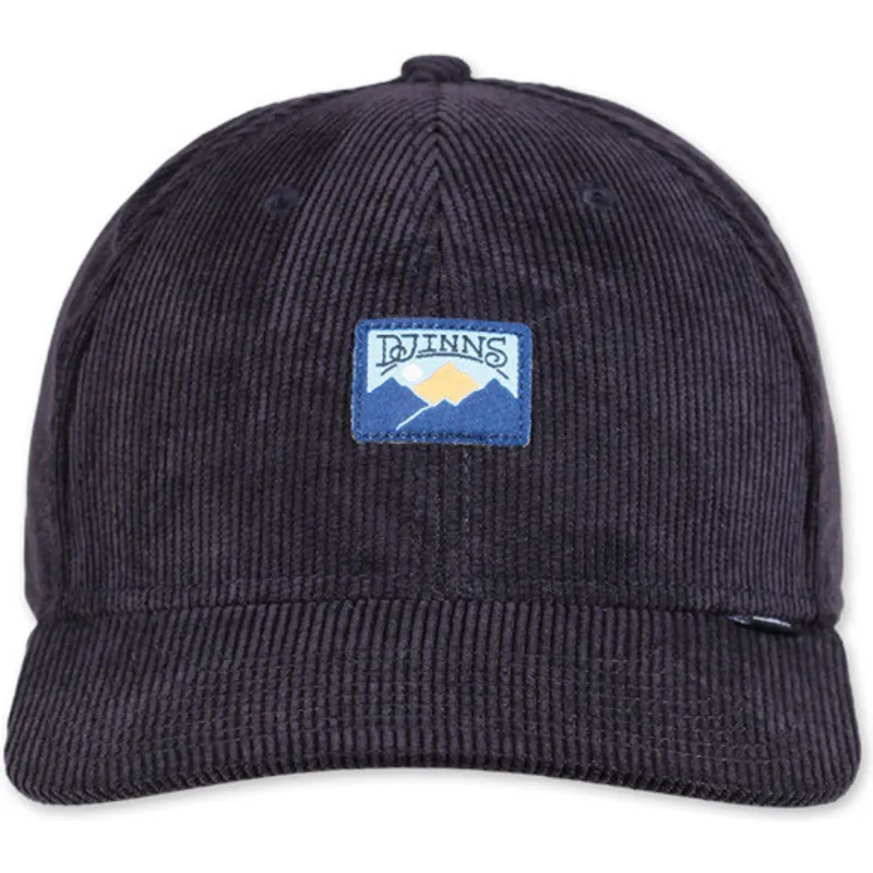 siltovka-zaoblena-cierna-snapback-cord-mountains-truefit-djinns