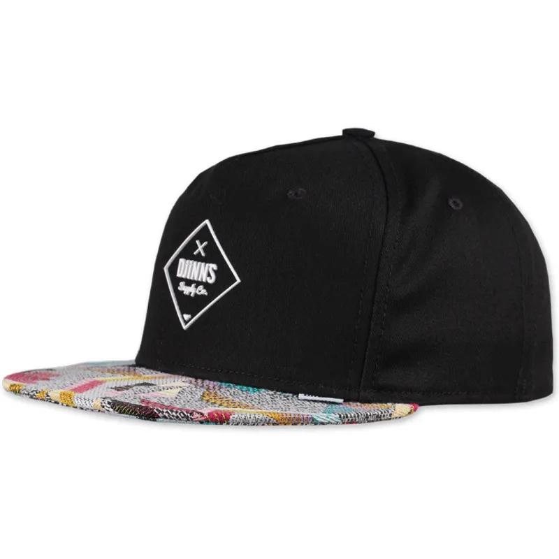 siltovka-rovna-cierna-snapback-rubber-aztek-djinns