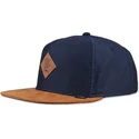 siltovka-rovna-tmavomodra-snapback-honey-knit-djinns
