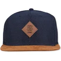 siltovka-rovna-tmavomodra-snapback-honey-knit-djinns