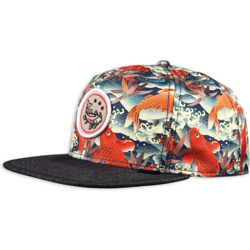 siltovka-rovna-viacfarebna-snapback-koi-linen-djinns siltovka-rovna-viacfarebna-snapback-koi-linen-djinns
