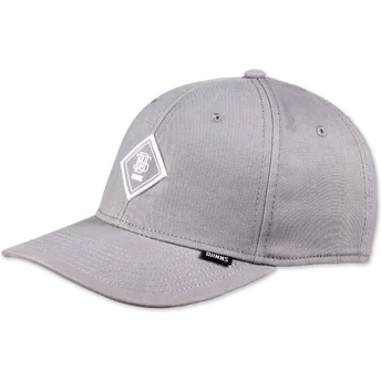 Šiltovky zaoblená sivá nastaviteľný pásik Brushed Twill TrueFit 2.0 Djinns