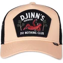 gorra-trucker-beige-und-schwarz-do-nothing-club-hft-dnc-sloth-von-djinns