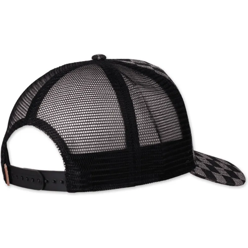 siltovka-zaoblena-cierna-snapback-hft-denim-check-djinns