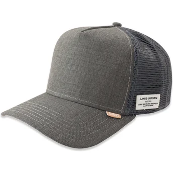 Šiltovky zaoblená sivá snapback HFT Glencheck Djinns