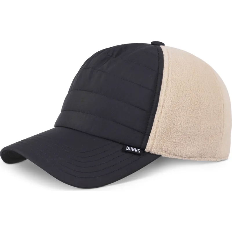 siltovka-zaoblena-cierna-snapback-hft-puffy-nylon-djinns