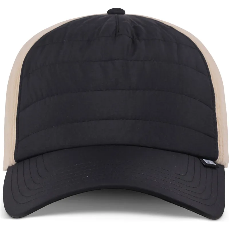 siltovka-zaoblena-cierna-snapback-hft-puffy-nylon-djinns