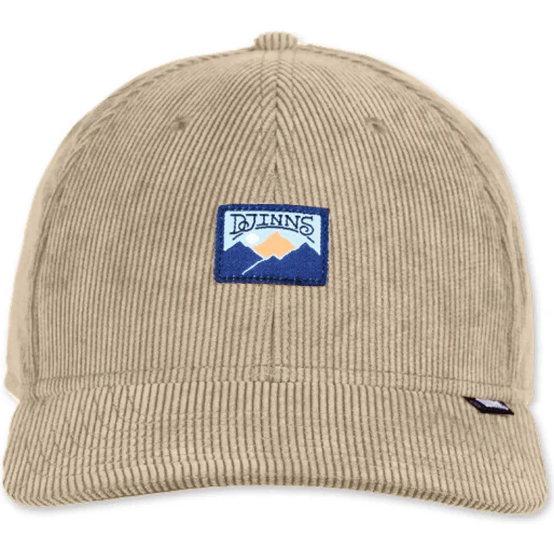 siltovka-zaoblena-bezova-snapback-mountains-truefit-cord-djinns