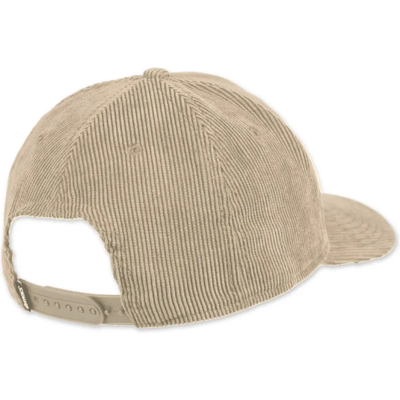 siltovka-zaoblena-bezova-snapback-mountains-truefit-cord-djinns
