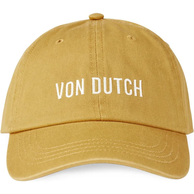 gelbe-verstellbare-dc-ca-curved-cap-von-von-dutch