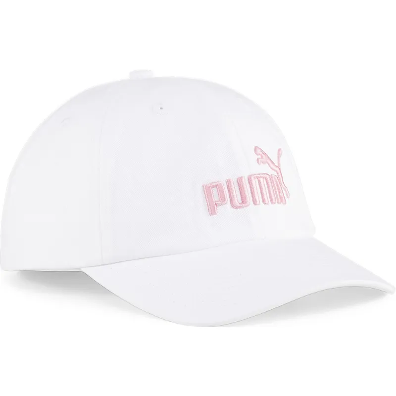 siltovka-zaoblena-biely-nastavitelny-rosa-essentials-no1-puma siltovka-zaoblena-biely-nastavitelny-rosa-essentials-no1-puma
