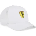 siltovka-zaoblena-biely-snapback-race-ferrari-formula-1-puma