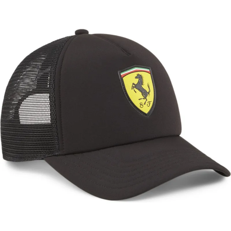 siltovka-zaoblena-cierna-snapback-race-ferrari-formula-1-puma