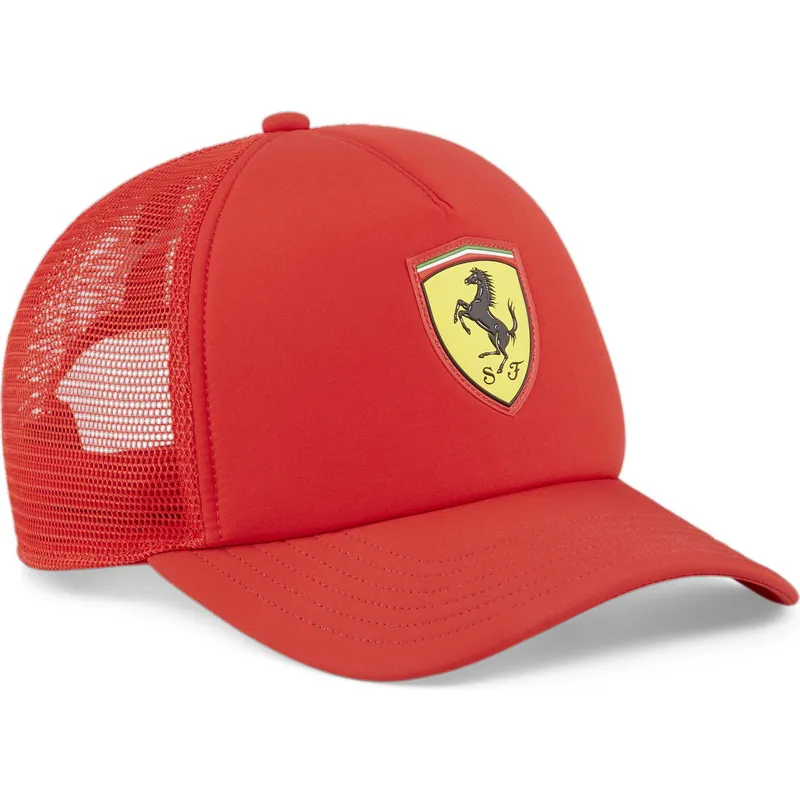 siltovka-zaoblena-cervena-snapback-race-ferrari-formula-1-puma