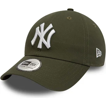 Šiltovka zaoblená zelená nastaviteľný 9TWENTY League Essential New York Yankees MLB New Era