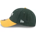 new-era-curved-brim-9twenty-core-classic-oakland-athletics-mlb-green-and-yellow-adjustable-cap