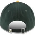 grune-und-gelbe-verstellbare-gebogene-kappe-9twenty-core-classic-der-oakland-athletics-mlb-von-new-era