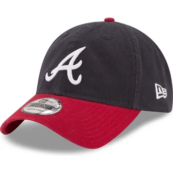 Šiltovka zaoblená tmavomodrá nastaviteľný 9TWENTY Core Classic Atlanta Braves MLB New Era