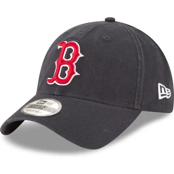 Šiltovky zaoblená tmavomodrá nastaviteľný pásik 9TWENTY Core Classic Boston Red Sox MLB New Era