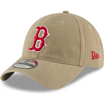 Šiltovka zaoblená hnedá nastaviteľný 9TWENTY Core Classic Boston Red Sox MLB New Era