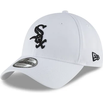 Cap zaoblená white adjustable strap negro 9TWENTY Core Classic Chicago White Sox MLB New Era