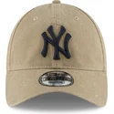 cap-zaoblena-brown-adjustable-strap-claro-9twenty-core-classic-new-york-yankees-mlb-new-era