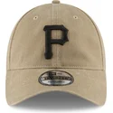 cap-zaoblena-brown-adjustable-strap-claro-negro-9twenty-core-classic-pittsburgh-pirates-mlb-new-era
