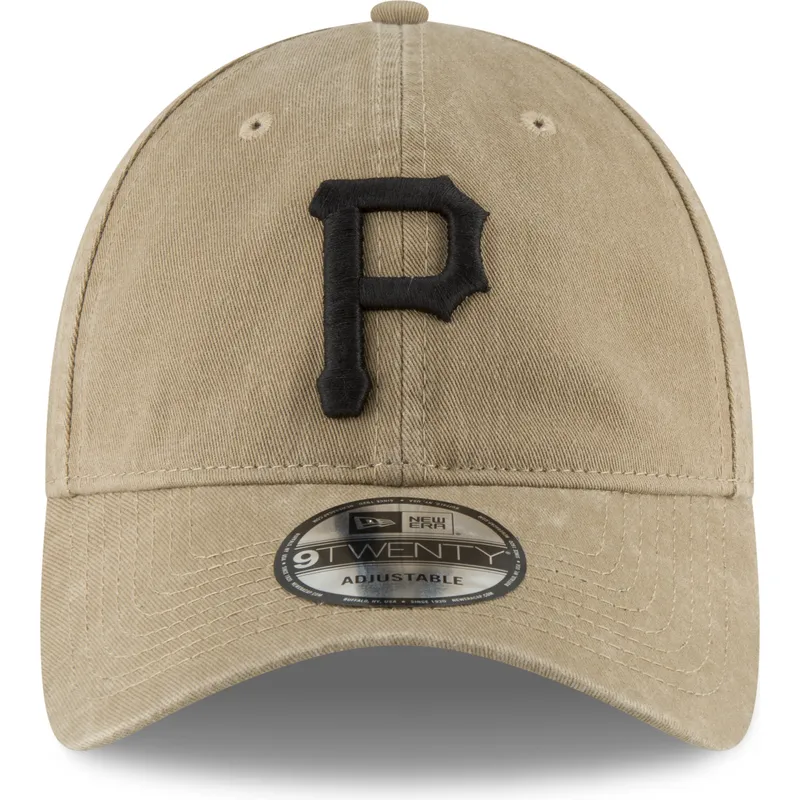 cap-zaoblena-brown-adjustable-strap-claro-negro-9twenty-core-classic-pittsburgh-pirates-mlb-new-era