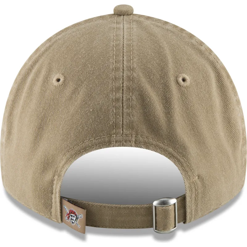 cap-zaoblena-brown-adjustable-strap-claro-negro-9twenty-core-classic-pittsburgh-pirates-mlb-new-era