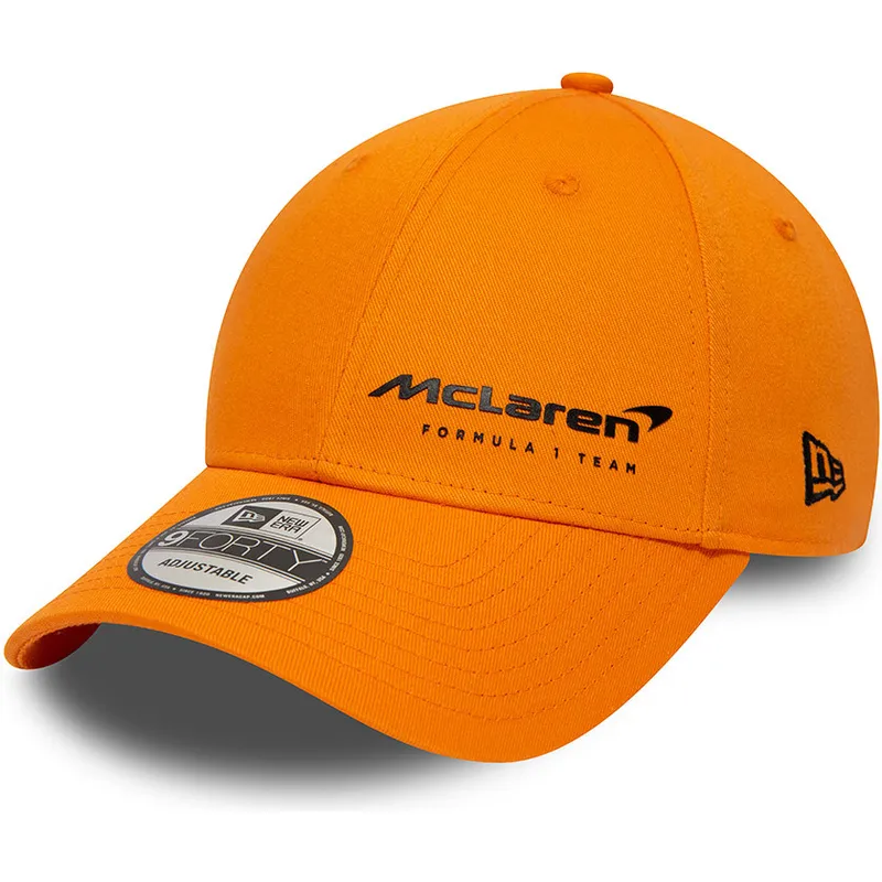 orangefarbene-gebogene-snapback-kappe-9forty-flawless-von-mclaren-racing-formula-1-von-new-era