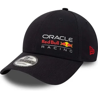 Marineblaue gebogene Snapback-Kappe 9FORTY Essential von Red Bull Racing Formula 1 von New Era