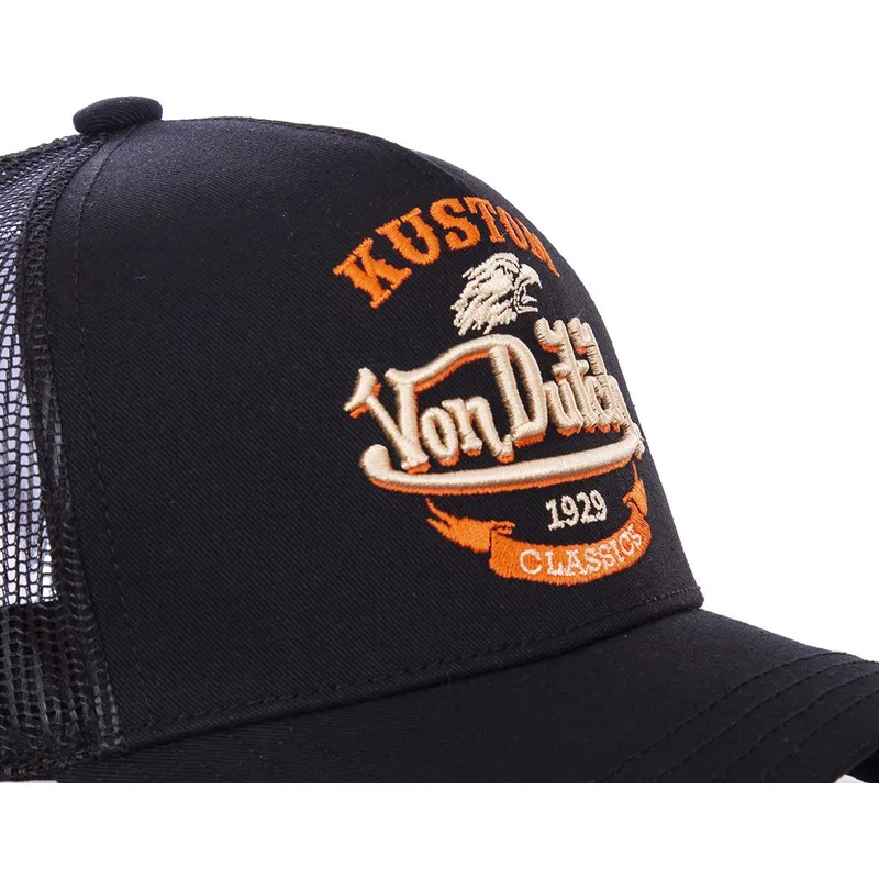 siltovka-zaoblena-cierna-snapback-eag-blk-von-dutch