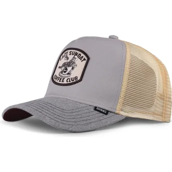 Cap zaoblená gray snapback Djinns