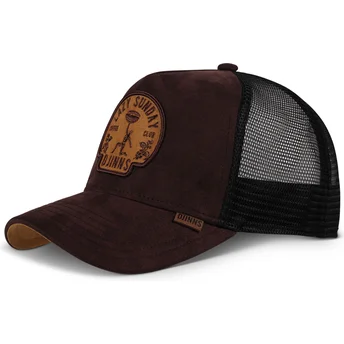 Šiltovka zaoblená hnedá snapback Lazy Classic HFT Djinns