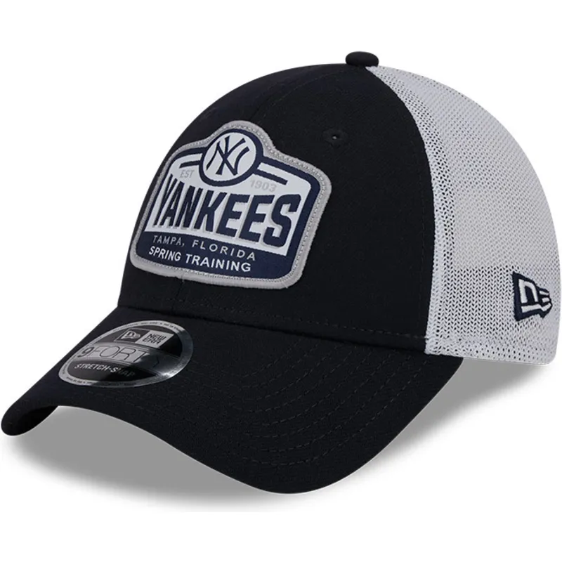 siltovka-zaoblena-tmavomodra-snapback-9forty-stretch-snap-tab-new-york-yankees-mlb-new-era