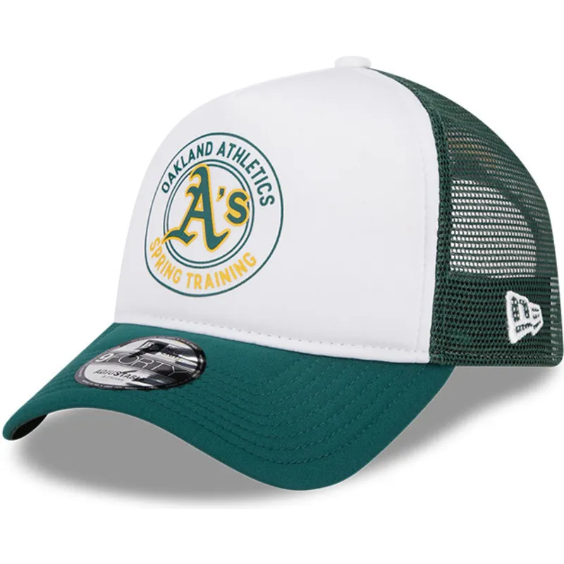 siltovka-zaoblena-zelena-snapback-9forty-a-frame-circle-oakland-athletics-mlb-new-era
