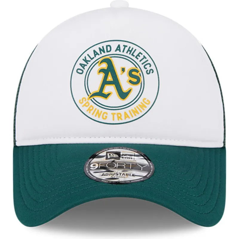 siltovka-zaoblena-zelena-snapback-9forty-a-frame-circle-oakland-athletics-mlb-new-era