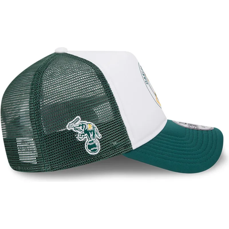 siltovka-zaoblena-zelena-snapback-9forty-a-frame-circle-oakland-athletics-mlb-new-era