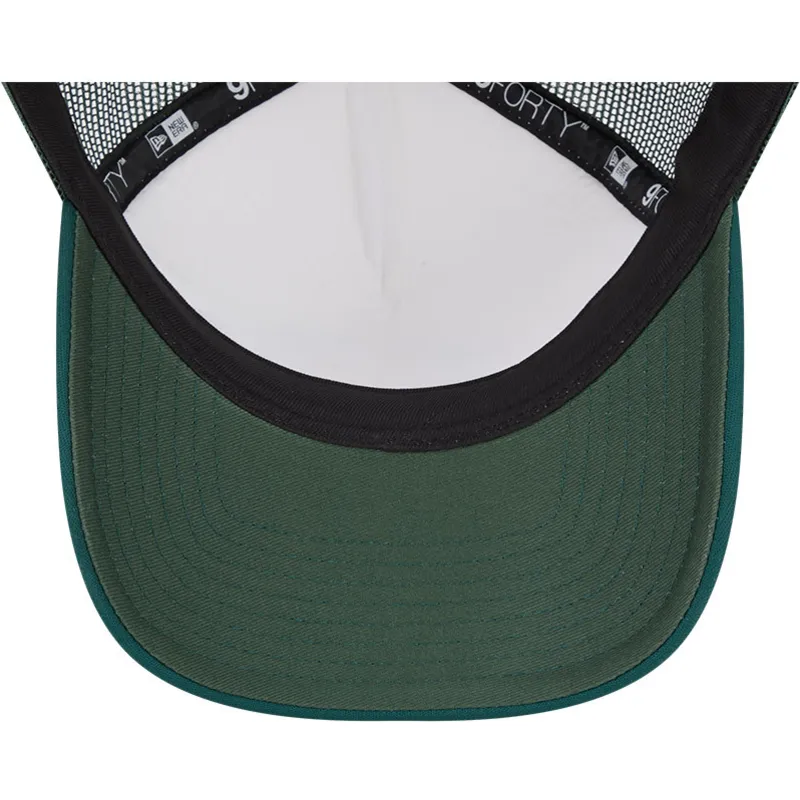 siltovka-zaoblena-zelena-snapback-9forty-a-frame-circle-oakland-athletics-mlb-new-era