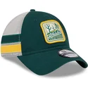 siltovka-zaoblena-zelena-snapback-9twenty-stripe-oakland-athletics-mlb-new-era
