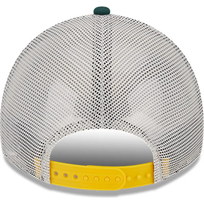siltovka-zaoblena-zelena-snapback-9twenty-stripe-oakland-athletics-mlb-new-era